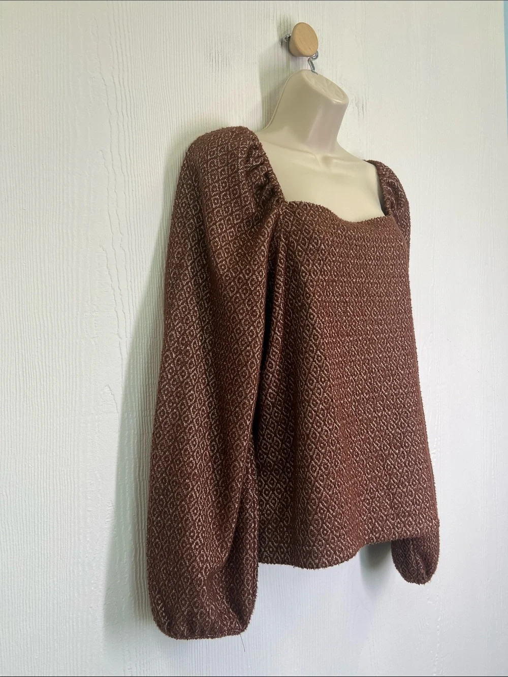 Madewell jacquard brown